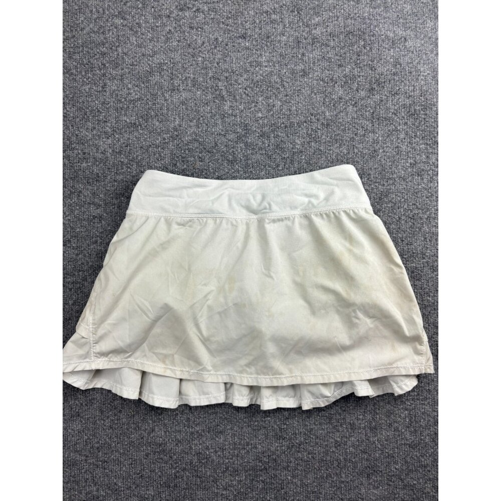 Ivivva Athletica Lululemon Skort Youth Girls‎ 14 White Tennis Skirt Shorts Mini